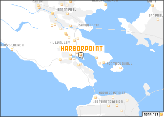 map of Harbor Point