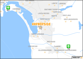 map of Harbor Side