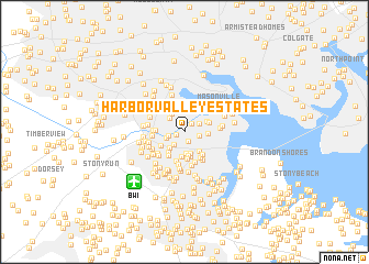 map of Harbor Valley Estates