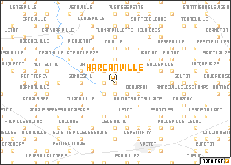 map of Harcanville