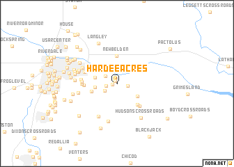 map of Hardee Acres