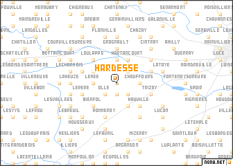 map of Hardessé