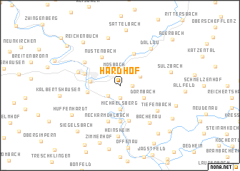 map of Hardhof