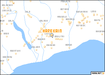 map of Harekain