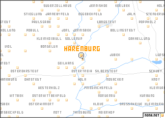 map of Harenburg