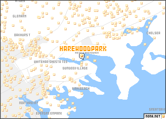 map of Harewood Park