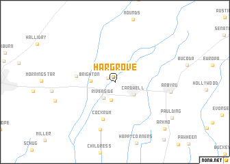 map of Hargrove