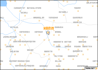 map of Ḩārim