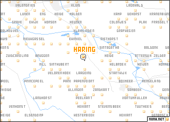 map of Haring