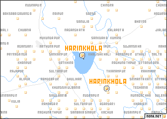 map of Harinkhola