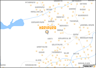 map of Harīpura