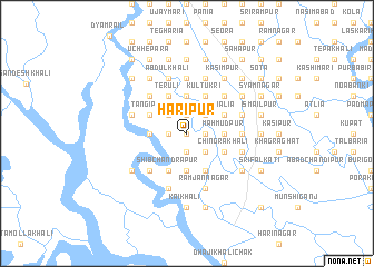 map of Harīpur