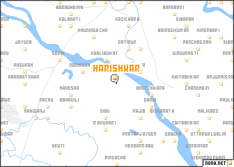 map of Harishwar