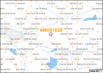 map of Harkstede