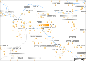 map of Har Kūh