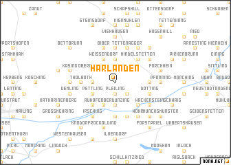 map of Harlanden