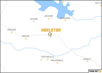 map of Harleton