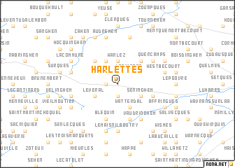 map of Harlettes