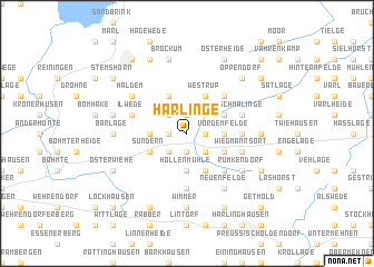 map of Harlinge