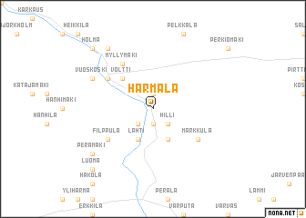 map of Härmälä