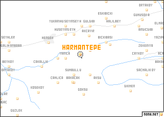 map of Harmantepe