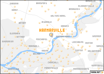 map of Harmarville