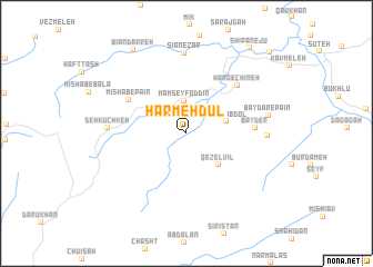 map of Harmeh Dūl