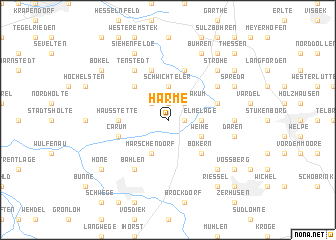 map of Harme