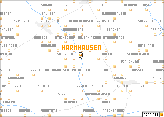 map of Harmhausen