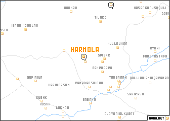 map of Harmōla