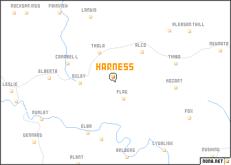 map of Harness