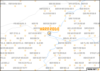 map of Harnrode