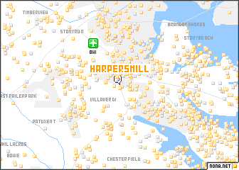map of Harpers Mill