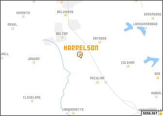map of Harrelson