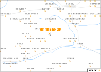 map of Harreskov