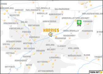 map of Harries