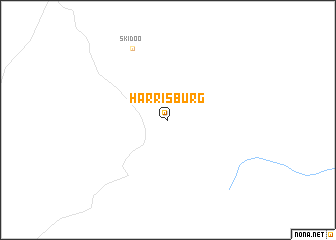 map of Harrisburg