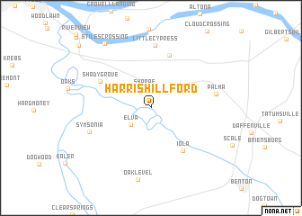 map of Harris Hill Ford