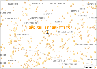 map of Harrisville Farmettes