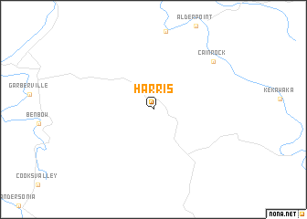 map of Harris