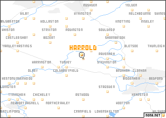 map of Harrold