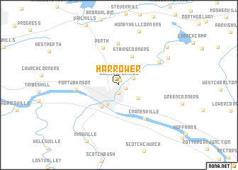 map of Harrower