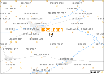 map of Harsleben