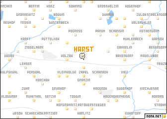 map of Harst