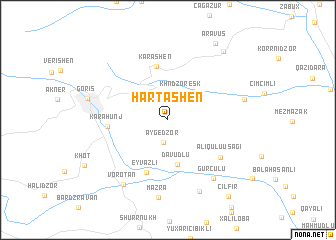 map of Hartʼashen