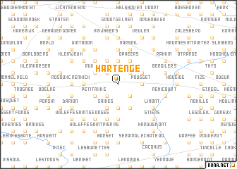 map of Hartenge