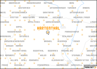 map of Hartenthal