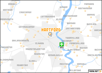 map of Hartford