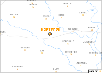 map of Hartford
