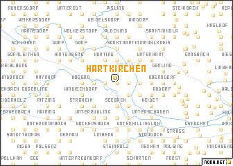 map of Hartkirchen